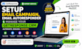setup email campaign email autoresponder and manage your getresponse CRM