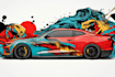 create car wrap design, racing car wrap design