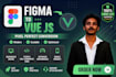 convert figma to vue js responsive website