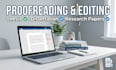 edit and proofread thesis, dissertation, and research proposal