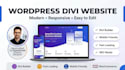 design a professional wordpress divi website using divi theme