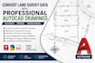 convert land survey data into professional autocad drawings