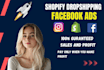 run meta ads for your shopify dropshipping store