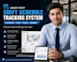 build smart staff shift schedule tracking system shift planner with automation