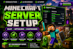 setup advanced modded minecraft server with forge fabric and custom mods