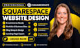 design, redesign squarespace website, squarespace website development