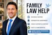 draft divorce papers, child custody agreements, or a parenting plan