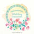 create a royal wedding illustration and custom bride and groom