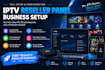 setup reseller panel,trex,megaott,strong8k,dream4k server setup, app rebrand,sup