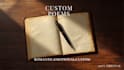 write a  custom poem for your loved one