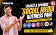 create and optimize your social media business pages