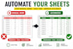 automate excel google sheets with formula spreadsheet sales budget tracker