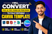 convert designs to canva editable templates