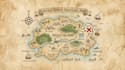 design custom treasure map, pirate map, fantasy map and illustrated map