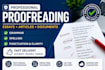 professionally proofread and edit reports and technical documents