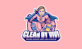 design high quality modern clean superhero logo