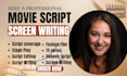 write, edit movie script screenwriting feature film script screenplay TV script