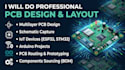 pcb design, schematic, multilayer pcb layout, iot, esp32, stm32 and arduino
