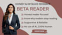 beta read critique your manuscript with expert feedback