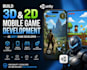 build 3d 2d mobile game development as unity game developer