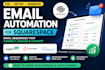 setup fix or migrate brevo, sendgrid, mailerlite email automation on squarespace
