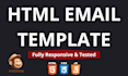 code a responsive custom HTML email template