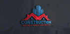 design modern construction, scaffolding, demolition, plastering logo