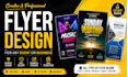 create professional creative eye catching flyer design