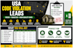 deliver fresh code violation property data across USA