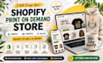 design shopify print on demand store printify printiful gelato product upload