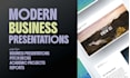 design modern business presentations in google slides