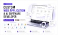 develop custom ai web application, CRM, dashboard, and saas platform