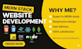 develop custom full stack web applications using mern stack