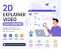 create saas explainer ui animation  motion graphic