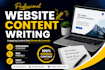 create engaging website content that converts visitors