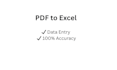 pdf to excel with accuracy