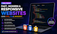 build a responsive HTML CSS javascript website