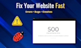 fix bugs, errors and issues in your laravel, PHP or wordpress site fast