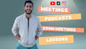 edit podcasts, zoom meetings, interviews, and lesson