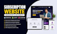 subscription website membership wordpress shopify lms elementor