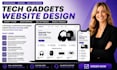 design shopify tech gadget store electronics dropshipping website