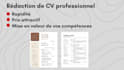 write a professional CV and resume