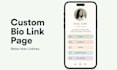create a custom bio link website better than linktree