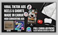 create tiktok video covers, thumbnails, and ad creatives in canva