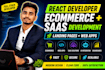 do software development ,full stack development with backend