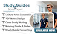 create study notes, nursing notes, medical summaries and case studies