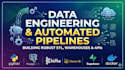 build python etl pipelines, postgres data warehouses and apis