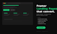 build a highconverting framer landing page for startups