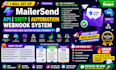 set up mailersend transactional email API SMTP saas automation webhook system