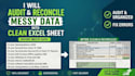 audit and reconcile messy excel data professionally